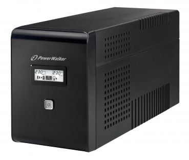 PowerWalker VI 2000 LCD - UPS - AC 220/230/240 V - 1200 watt - 2000 VA - 9 Ah - USB - utgangskontakter: 4 - svart