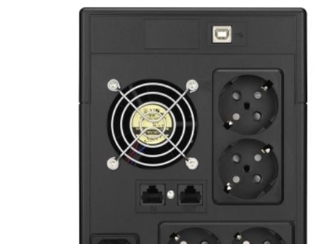 PowerWalker VI 2000 LCD - UPS - AC 220/230/240 V - 1200 watt - 2000 VA - 9 Ah - USB - utgangskontakter: 4 - svart
