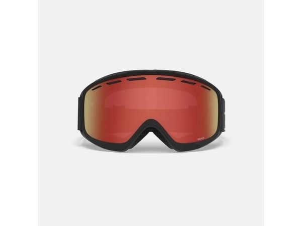 Giro INDEX ASIAN FIT, Enkeltlinse, Sort, Unisex, Sylindrisk (flat) linse, Sort, Oransje