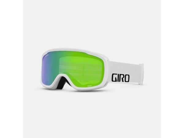 Giro Roam Flash Goggle, Vit, Män, Sfärisk lins, Polykarbonat, Vit, Grön, Gul