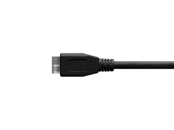 Tether Tools CUC3315-BLK, 4,6 m, USB C, Micro-USB B, USB 3.2 Gen 1 (3.1 Gen 1), 5000 Mbit/s, Musta