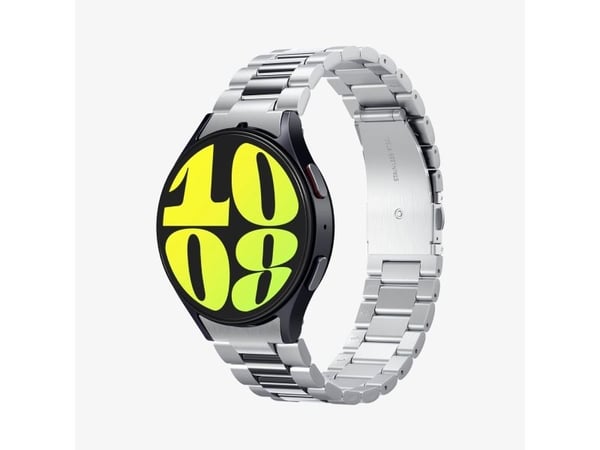 Spigen Modern Fit 316L, Band, Smartklokke, Sølv, Samsung, Galaxy Watch 7 (44mm), Rustfritt stål