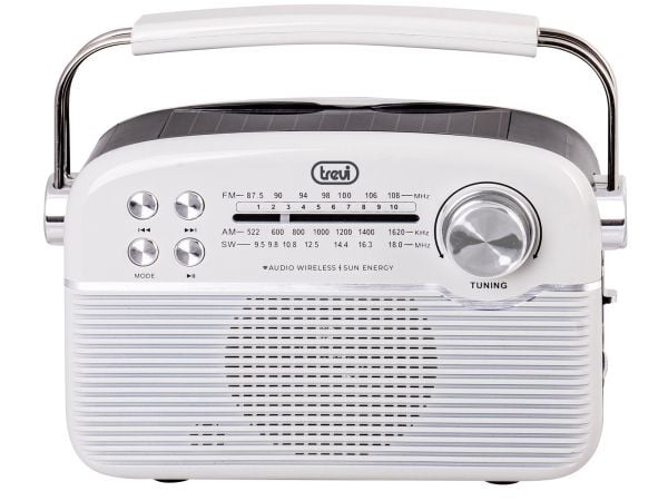Trevi RA 7F50 BT, Personlig, Analog, AM, FM, SW, USB Type-C, Hvit, Monokromatisk