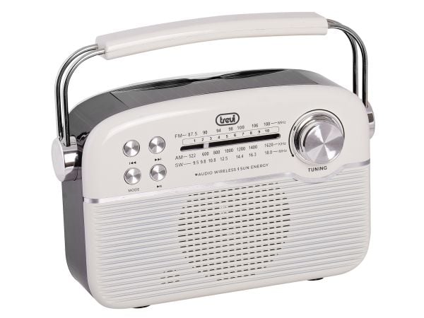 Trevi RA 7F50 BT, Personlig, Analog, AM, FM, SW, USB Type-C, Hvit, Monokromatisk