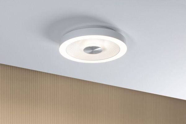 Paulmann PLM 71177, 1 ampuller, LED, 3000 K, 2120 lm, IP44, Sølv, Hvit