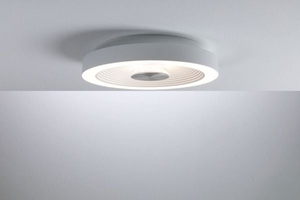 Paulmann PLM 71177, 1 ampuller, LED, 3000 K, 2120 lm, IP44, Sølv, Hvit