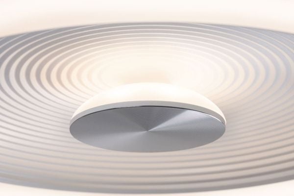 Paulmann PLM 71177, 1 ampuller, LED, 3000 K, 2120 lm, IP44, Sølv, Hvit