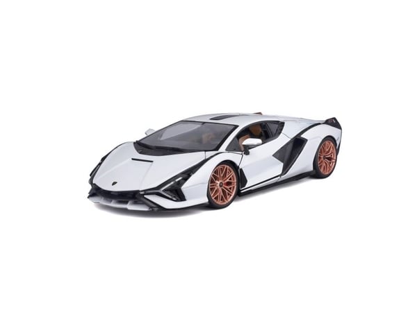BBURAGO Lamborghini Sian FKP 37, Superbil, Montert på forhånd, 1:18, Lamborghini Sian FKP 37, Alle kjønn, Metall, Plast