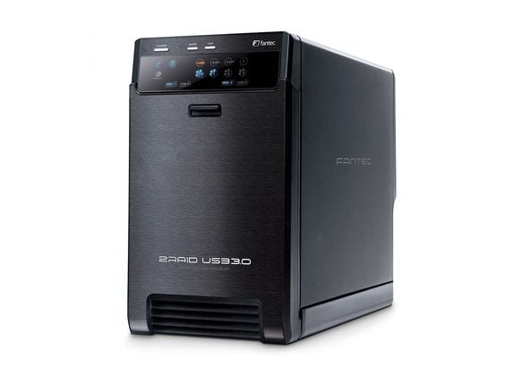 FANTEC QB-X2US3R - Hårddiskarray - 2 fack (SATA-600) - USB 3.0 (extern)