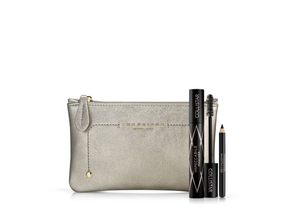 COLLISTAR_SET Impeccabile Mascara mascara 14ml + eyeliner + kosmetikkveske