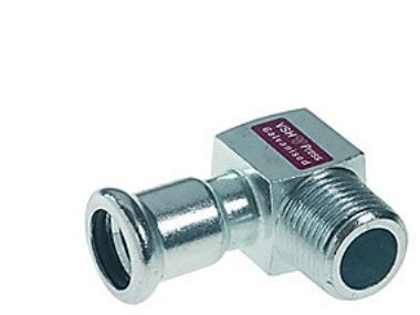 KAN-therm kne med GZ kort 15x1/2" - 620208.6