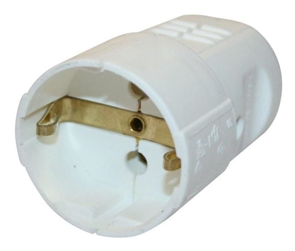 InLine koppling N_L PROT.CONTACT WHITE 17259