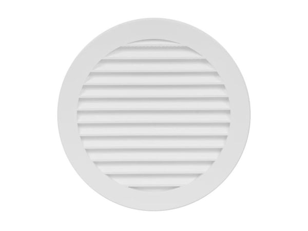 Europlast ventilationsgaller D125 vit