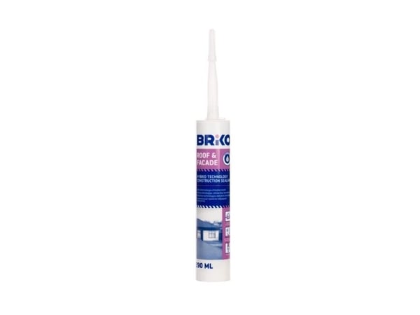 Briko tak-/fasademaling grå 290 ml