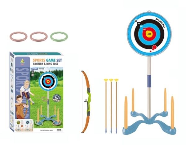 TOY SET BOW AND TARGET JB8010B
