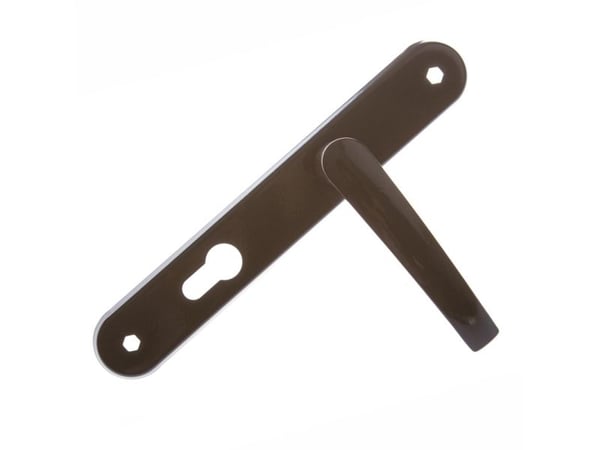 Utvendig dørhåndtak BETA 72 mm brun