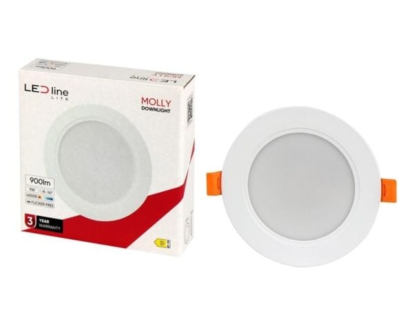 Led Line Lite Led_Line Įmontuojamas šviestuvas LED Line MOLLY, 9W, 4000°K, LED