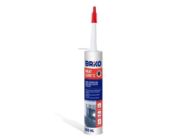 Briko tetningsmasse BRIKO HEAT 1200C 300 ml