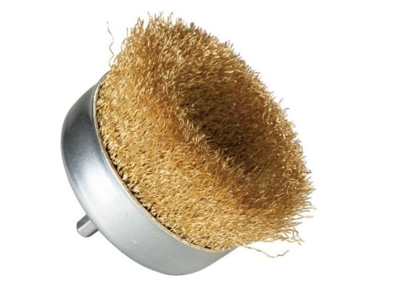 Makita - Lankakuppiharja - puulle, metallille, maalille, ruosteelle - 80 mm - 1/4" - kuusikulmainen - Makita 6408, DDF482Z, DDF485RTJ, DDF485RTJ3, ...