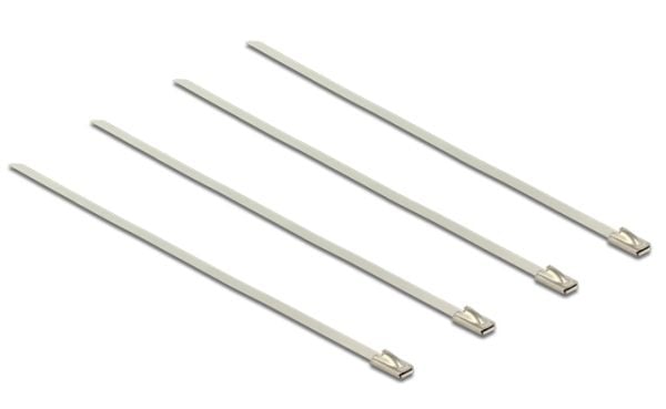 DeLOCK 18631, Ruostumaton teräs, 200 mm, 4,6 mm, 20 kpl