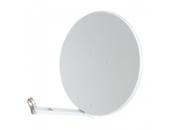 Televes S760CL-W, 10,75 - 12,75 GHz, 37,45 dBi, 0 - 80°, Valkoinen, Alumiini, 750 mm
