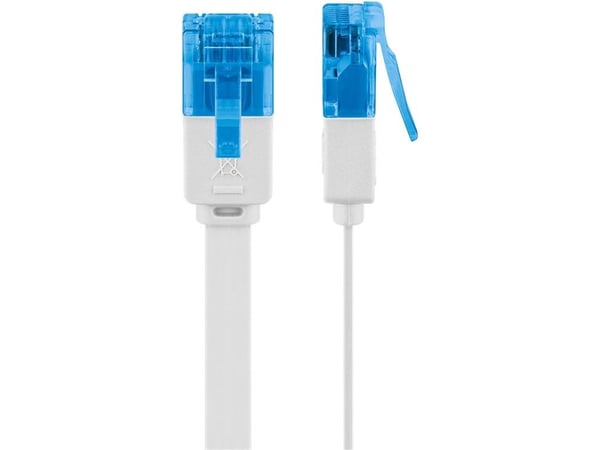 Goobay 96303, 0,5 m, Cat6a, U/UTP (UTP), RJ-45, RJ-45, Hvit