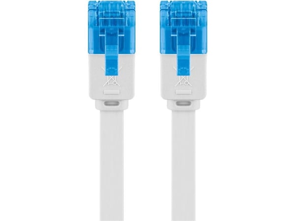 Goobay 96303, 0,5 m, Cat6a, U/UTP (UTP), RJ-45, RJ-45, Hvit