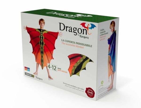 Kanguru Dragon, Hahmokuvio, 100 cm, Lahjalaatikko