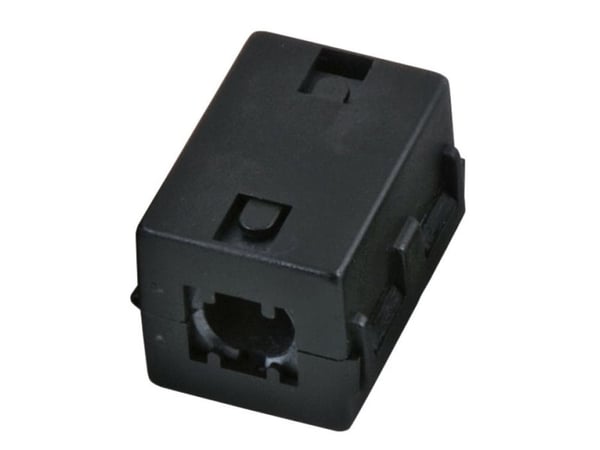 EFB Elektronik 71506.1, Ferritkjerne, Svart, Plast, 1 cm