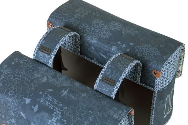 Basil Boheme, Bakre, Sykkelveske, Polyester, Blå, 35 l, 10 kg
