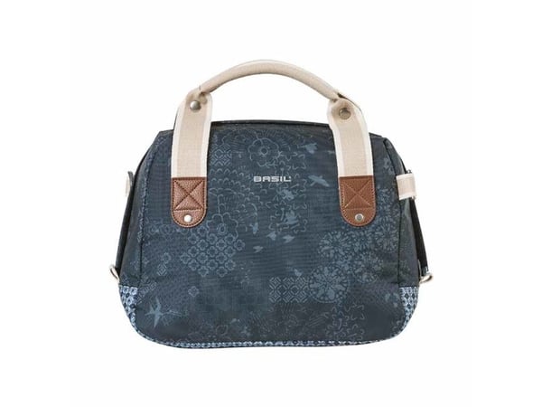 Basil Boheme, Front, Sykkelveske, Polyester, Blå, 8 l, 2,5 kg