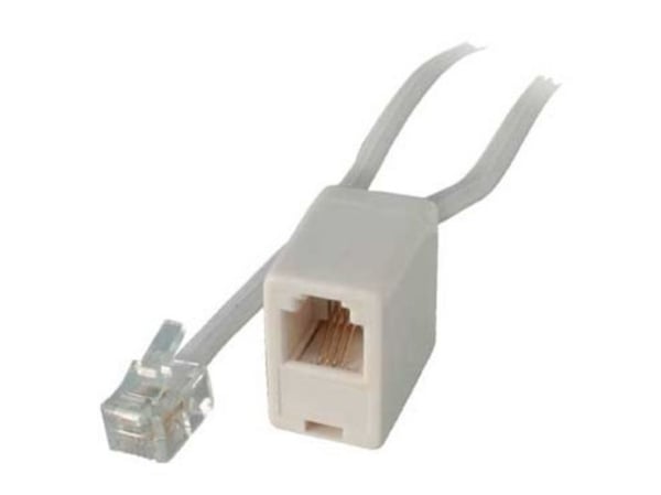S/CONN 70226-8/4W, 6 m, RJ-45, RJ-45, Hvit, Hunkjønn, Hankjønn