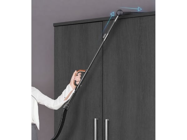 Trisa Quick Clean Prof. T0341, 2-i-1 stavstøvsuger, Uten pose, Sort, Tørr, HEPA, Syklonisk
