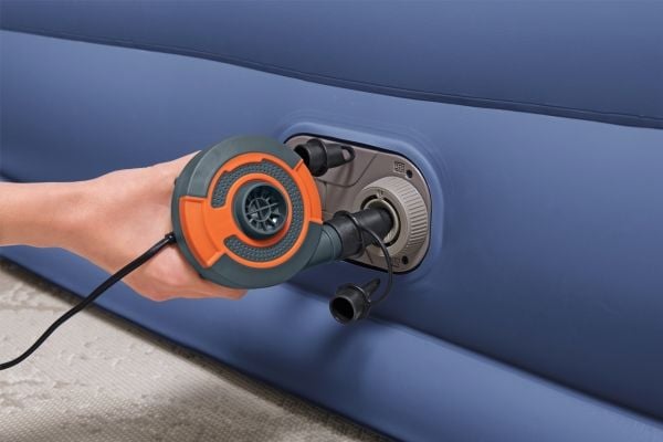 Bestway 67624 / 23, Dobbel Madrass, Dobbeltseng (Queen size), Rektangel, Innendørs, Innebygd luftpumpe