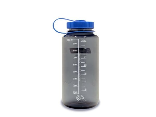 Nalgene 2020-1532, 1000 ml, Grå, Skruvlock, Blå, USA, 210 mm