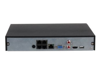 Dahua WizSense Series NVR4104HS-P-EI - NVR - 4 kanaler - i nätverk - 1U - kan monteras i rack