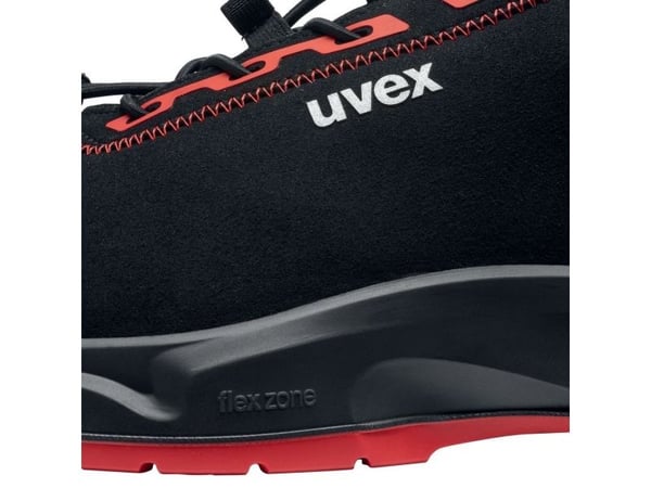 Uvex 1 x-craft, Hunkjønn, Voksen, Vernesko, Sort, Rød, FO, ESD