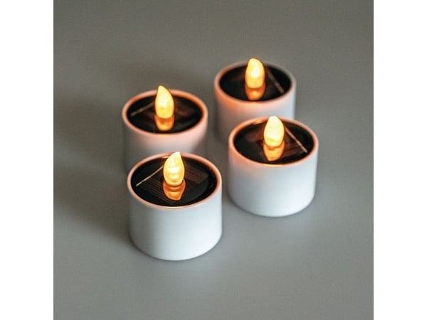 RealPower LED aurinko teevalaisin STL-4, 4 kpl
