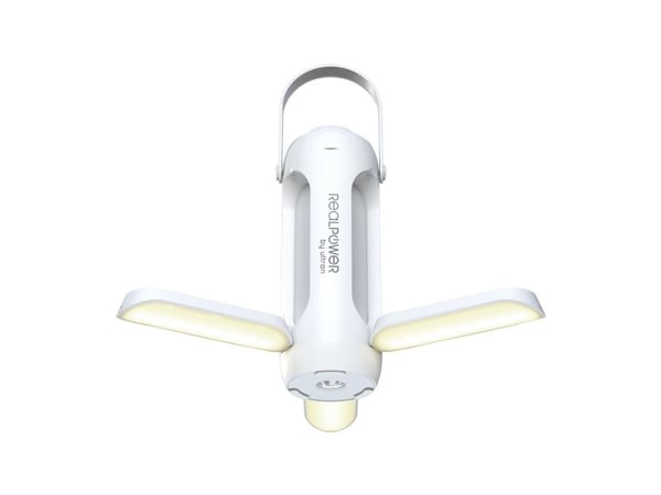 RealPower 463610, Hvit, IP44, LED, 2 W, 1 W, Batteri, USB