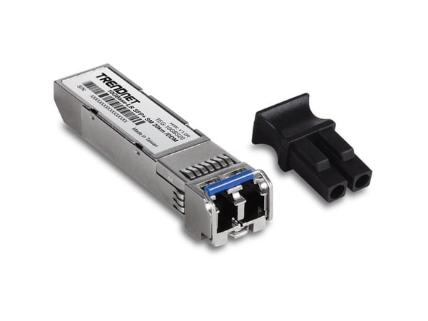 TRENDnet - Version v1.0R - SFP+ sändar/mottagarmodul - 10GbE - över fiberoptik - 10GBase-LR - LC enkelläge - upp till 20 km - 1310 nm - TAA-kompatibel