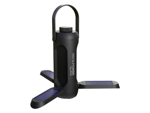 RealPower 473011, Sort, IP44, LED, 2 W, 1 W, Batteri, USB