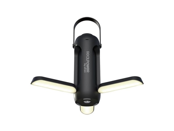 RealPower 473011, Sort, IP44, LED, 2 W, 1 W, Batteri, USB