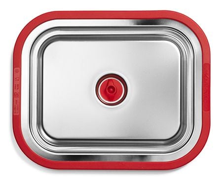Magic Vac ACO1138, Container, Rektangulär, 1,9 l, Transparent, Glas, Silikon, Stål, -40 - 280 ° C
