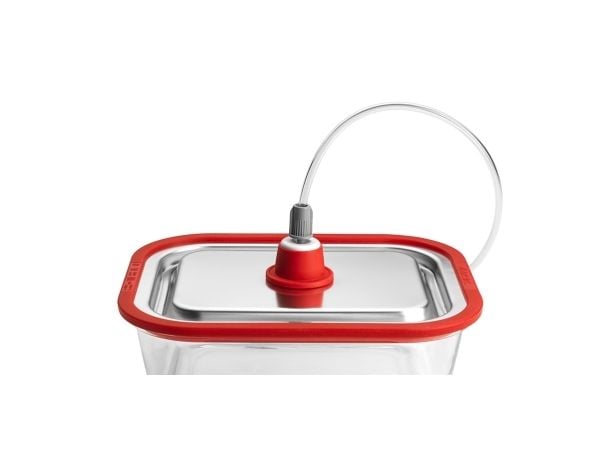 Magic Vac ACO1138, Container, Rektangulär, 1,9 l, Transparent, Glas, Silikon, Stål, -40 - 280 ° C