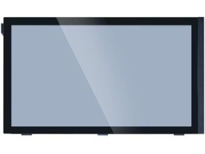 Lian Li A3-2X - Panel for systemskap - herdet glass - venstre - svart