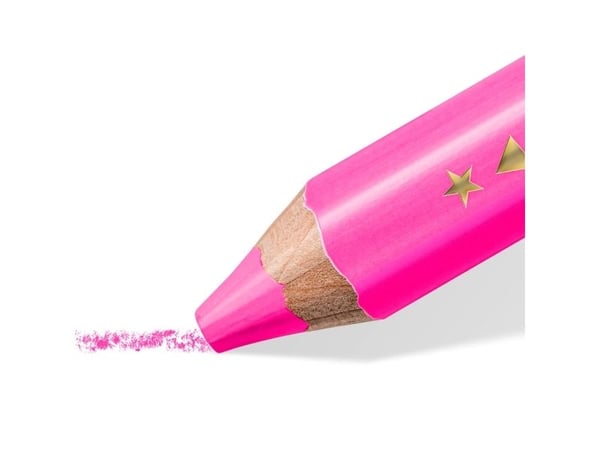 Staedtler 140 C4P1, Soft (myk), Grønn, Oransje, Rosa, Gult, 4 stykker