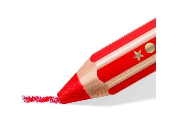 Staedtler 140 C4P1, Soft (myk), Grønn, Oransje, Rosa, Gult, 4 stykker