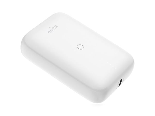 PURO Power Mini 10, 10000 mAh, Lithium-Ion (Li-Ion), 3,7 V, 22,5 W, Hvit