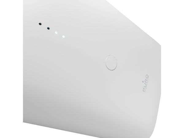 PURO Power Mini 10, 10000 mAh, Lithium-Ion (Li-Ion), 3,7 V, 22,5 W, Hvit