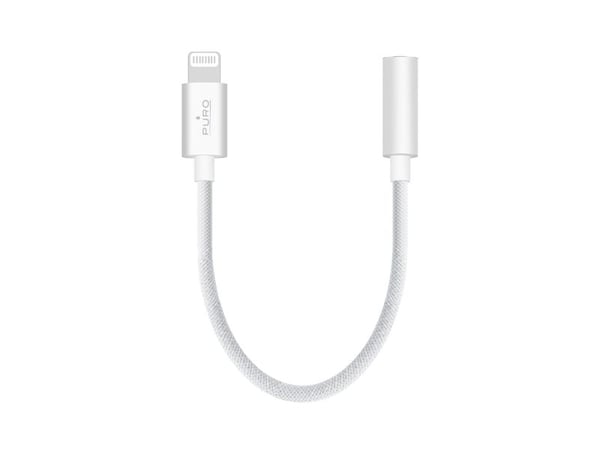 PURO PUAAPLTUAXWHI, 0,15 m, Lightning, 3.5mm, Hankjønn, Hunkjønn, Hvit